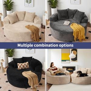 Moq100 कस्टम लक्जरी सोफे बिस्तर वैक्यूम संपीड़ित बोनलेस स्पंज सेशनल 28 डी फोम लिविंग रूम सोफा सेट फर्नीचर - Product Image 6