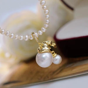 Juego de Accesorios de Plata de Ley S925 para DIY con Perlas, Base Vacía para Colgante de Diamante Individual y Pendientes de Moda, Joyería de Plata 9148 - Product Image 4