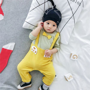 Venta al por Mayor de los Diez Productos Más Vendidos de China: Ropa de Lino y Algodón con Volantes, Monos Lisos para Bebé - Product Image 2