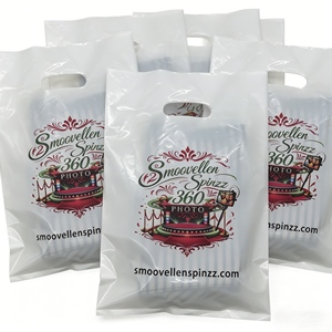 <span class=keywords><strong>Bolsa</strong></span> <span class=keywords><strong>de</strong></span> Compras Blanca Personalizada con Logotipo a Todo Color para Boutique <span class=keywords><strong>de</strong></span> Ropa, Zapatos, <span class=keywords><strong>Bolsa</strong></span> <span class=keywords><strong>de</strong></span> Plástico con Asa, Tallas S, <span class=keywords><strong>M</strong></span>, L - Product Image 3