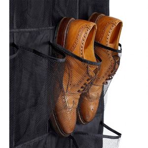 New Design Black Mesh Pocket Kids Daily Activity Hanging Organizer With <b>Shoes</b> - Product Image 4