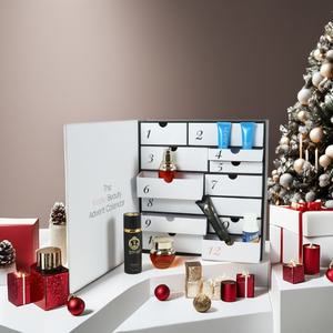 Crown Win Christmas <b>Advent</b> <b>Calendar</b> <b>Boxes</b> Wholesale Hand-Tear Countdown Gift <b>Boxes</b> Gold Foil Embossing Vanishing Blind Surprise - Product Image 1