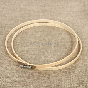 Cerceau de broderie cadres de cerceaux de couleur <span class=keywords><strong>en</strong></span> <span class=keywords><strong>bois</strong></span> <span class=keywords><strong>cercle</strong></span> de bambou, anneau de cerceau de point de croix - Product Image 1