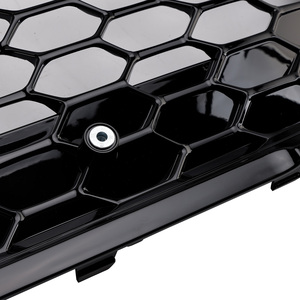 Pour <span class=keywords><strong>Ford</strong></span> <span class=keywords><strong>Focus</strong></span> MK4 2018-2021 Style ST Grille de pare-chocs avant en maille noire brillante - Product Image 4