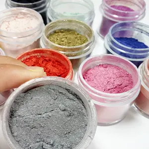 Lote de pigmentos de Mica en polvo para suelos de resina epoxi, pigmento de perla de Mica Natural de 200 colores, tinta de impresión, pintura de cuero, OEM