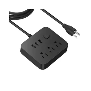 3 Outlets Extension socket multifunctional 3 USB power extension socket Power Strip Surge Protector Extension Socket