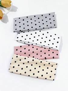 Bandeaux élastiques polyvalents à pois <span class=keywords><strong>pour</strong></span> femmes Bandeaux de sport confortables <span class=keywords><strong>pour</strong></span> la forme physique et la course à pied quotidiennes - Product Image 2