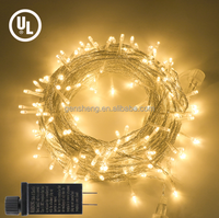 Diwali 300 meter panjang 3000 LED bertenaga Cahaya peri bercahaya LED dekoratif petasan Natal Cluster cahaya