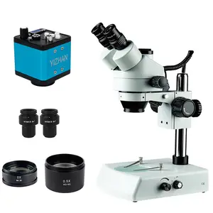 3.5X-270X microscopio Stereo trinoculare con Zoom continuo di alta qualità tutto in metallo cromato parti meccaniche microscopio Stereo