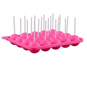 20 Holes Chocolate Ball Cupcake <b>Cookie</b> Candy Maker DIY Baking <b>Tool</b> Custom Silicone Cake Mould - Product Image 1