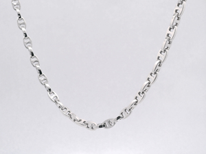 Magnífico Collar de Platino Pt950 Blanco con Acabado Espejo, Extragrande, para Unisex, Estilo Hip Hop, Pieza Impresionante para Espectáculos - Product Image 5