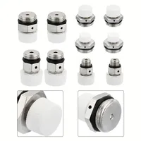 1/8 "1/4" 3/8 "1/2" 3/4 "chauffage radiateur Vanne de Ventilation filetage mâle plaqué argent Nickel vanne d'air accessoires de plomberie