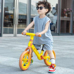 Vélo d'équilibre sans pédale pour enfants de 2 à 5 ans-comprend un coussin de sécurité, un siège rembourré, des mini poignées et des pneus sans crevaison - Product Image 6