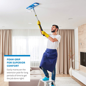 Pólo de extensão telescópica quente de fábrica Pólo de extensão multiuso EZ-Lock Mecanismo de alumínio leve Pólo roscado - Product Image 4