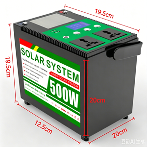 Station d'alimentation portable à onde sinusoïdale pure 500W-10000W, générateur solaire avec batterie LiFePO4 pour le camping, la maison et l'alimentation de secours en cas d'urgence - Product Image 2