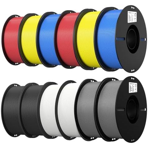 Noir*2+blanc*2+gris*2+bleu*2+rouge*2+jaune*2