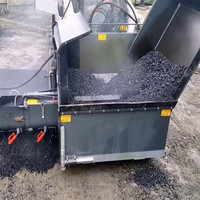 Centrale mobile de chauffage et de recyclage de l'asphalte, remorque de maintenance routière pour asphalte usagé, mélangeur d'asphalte monté sur remorque