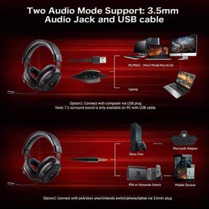 Tai nghe chơi game có dây chất lượng cao Tai nghe chơi game có nắp tai Tai nghe chơi game có mic - Product Image 2