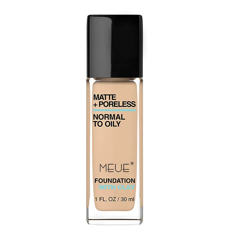 Private Label Natural Beige Oil-Free Smooth Lightweight Matte Poreless Liquid Foundation Makeup