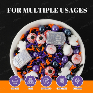 Stock <span class=keywords><strong>en</strong></span> vrac disponible Halloween yeux sanglants 1000g/500g sac <span class=keywords><strong>sucre</strong></span> comestible arrose décoration de gâteau pour fournitures de décoration de gâteau - Product Image 4