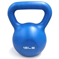 Kettlebells en ciment coloré pour la musculation à domicile, l'entraînement de fitness et le renforcement musculaire