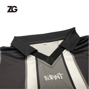 Maillot de football personnalisé respirant avec motif sublimé, design streetwear, chemises de football - Product Image 2