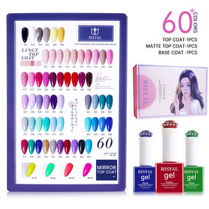 Conjunto de Esmalte em Gel UV Líquido Não Tóxico de Estilo Francês Profissional com 60 Cores, 12ml, Longa Duração - Product Image 4