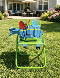 Set di Attrezzi da Giardino <span class=keywords><strong>per</strong></span> Bambini con Borsa, Guanti e Secchielli - Kit Portatile <span class=keywords><strong>per</strong></span> <span class=keywords><strong>Giardinaggio</strong></span> e Giochi in Spiaggia - Product Image 2