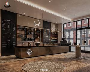 Diseño de Cafetería y Panadería de Lujo |   Muebles Personalizados para Barra y Exhibición |   Solución Completa Llave en Mano para Diseño de Mostrador de Cafetería - Product Image 1