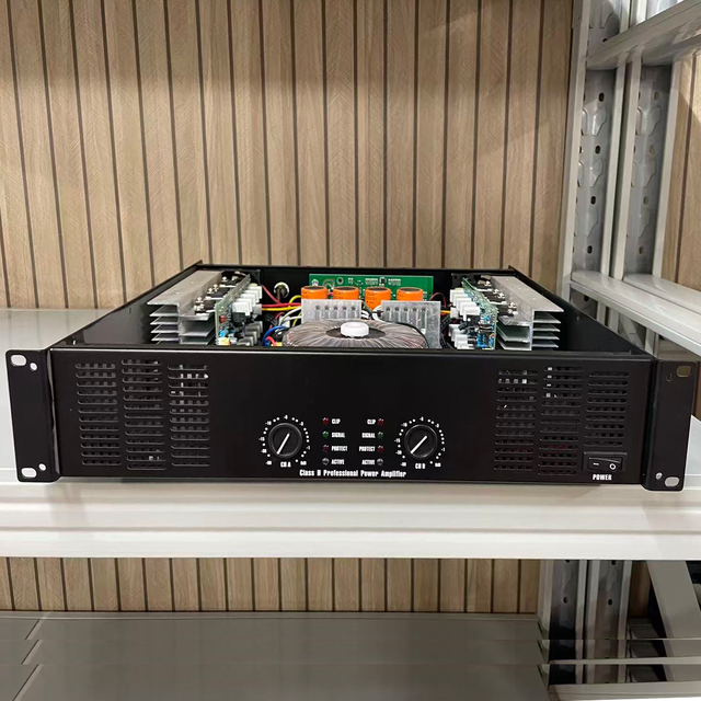 The Professional-grade CA4 Dual-channel 400W Low-power Amplifier Delivers Stunning and Perfect Sound Quality.