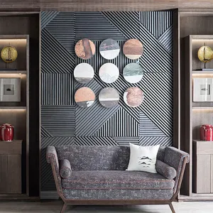 Paneles <span class=keywords><strong>de</strong></span> Madera 3D <span class=keywords><strong>de</strong></span> Cedro <span class=keywords><strong>de</strong></span> Lujo Estilo Art Deco Inspirados en los Años 20 para Restaurantes Temáticos <span class=keywords><strong>de</strong></span> la Época del Jazz, Revestimiento <span class=keywords><strong>de</strong></span> Paredes Interiores <span class=keywords><strong>de</strong></span> Alta Gama - Product Image 4