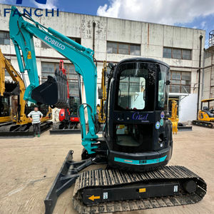 Pelleteuse Kobelco 55SR d'occasion en bon état en bon état Climatisation abordable réversible MINI - Product Image 1