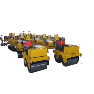 Mini-compacteur routier diesel statique avec pompe hydraulique, rouleau compresseur d'asphalte haute puissance autoporté - Product Image 1