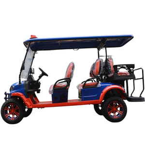 ROYALWAVE Meilleurs <span class=keywords><strong>prix</strong></span> Voiturette de <span class=keywords><strong>golf</strong></span> électrique 6 places 6 roues 72V Lithium-Ion Nouveau design Cadre en aluminium Certifié EEC Buggy 30 km/h - Product Image 4