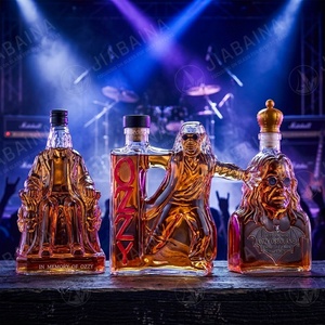 Botellas de Licor de Vidrio con Forma Personalizada, Decantadores de Vidrio Decorativos Creativos para Licores y Regalos - Product Image 5