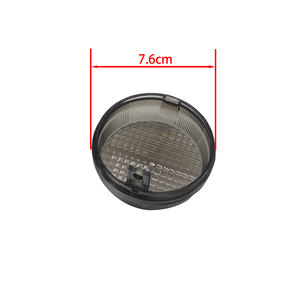 Lente de señal de giro delantera y trasera universal, cubierta de lente indicadora de 2,75 "para Honda <span class=keywords><strong>Kawasaki</strong></span> Cruisers VTX VN <span class=keywords><strong>Vulcan</strong></span> 1300 <span class=keywords><strong>1600</strong></span> 1800 - Product Image 2