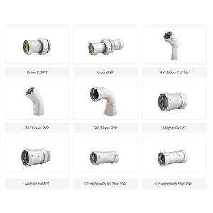 Type de presse Pressfittings V et M-Contour/Couplage Coude 90 45 degrés Viega Raccord de tuyau en acier inoxydable standard européen - Product Image 5