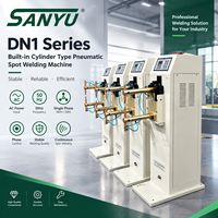SANYU Nouvelle soudeuse à résistance pneumatique industrielle 380V DN1-35KVA en acier au carbone et acier inoxydable, machine de soudage par points