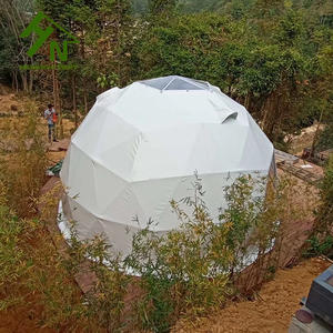 6m ronde metalen tuinhuisje/luxe camping ronde geodetische koepel tent te koop - Product Image 5