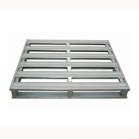 Palette en acier standard galvanisé robuste OEM pour le stockage en entrepôt
