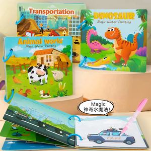 Pintura al agua libros <span class=keywords><strong>para</strong></span> colorear aprendizaje Doodle juguete pluma Control juego <span class=keywords><strong>de</strong></span> entrenamiento Montessori cognición niños juguetes <span class=keywords><strong>de</strong></span> aprendizaje - Product Image 2