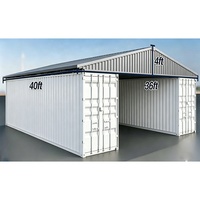 Couverture de conteneur sur mesure en tôle colorée, résistante aux intempéries et ignifuge, pour garage, abri de conteneur, stockage