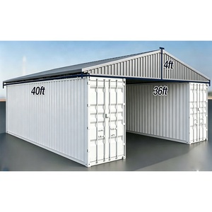 Toit de conteneur ignifuge et résistant aux UV, conception personnalisée, toit de conteneur d'entrepôt extérieur, tuiles en acier coloré, usine de toitures de conteneurs - Product Image 1