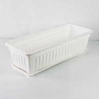 Pot de fleurs intelligent pour petites plantes, en plastique écologique et durable, avec trou de drainage, pour jardin, maison et intérieur