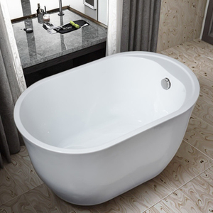 อ่างอาบน้ำแบบตั้งอิสระทำจากอะคริลิคเป็นมิตรกับสิ่งแวดล้อมทันสมัยมีที่ระบายน้ำสำหรับนวดแบบล้นไหลสำหรับโรงแรม1คนผู้ใหญ่เด็ก - Product Image 6