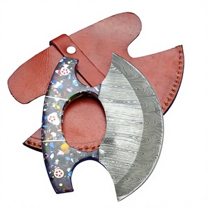 Hacha de Construcción de Acero Inoxidable con Mango Colorido y Funda de Cuero, OEM/ODM, Grado Industrial, Uso en Supervivencia, Garantía de 3 Años - Product Image 5