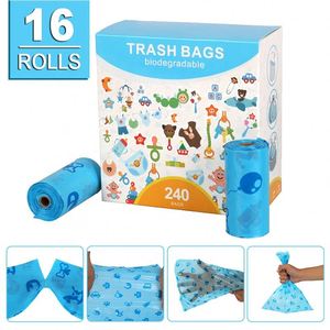 Sacs à déjections canines personnalisés 2026, choix privilégié en Australie, faible MOQ, en vrac, prêts à l'emploi, imperméables, parfumés, compostables, en plastique - Product Image 1