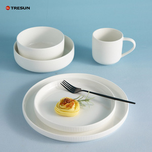 Fabricante Mayorista OEM TRESUN, Juego de Vajilla de Porcelana, Nueva Porcelana Fina con Incrustaciones de Oro, Juego de Vajilla Turca de Lujo, Apto para Microondas - Product Image 6