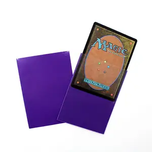 Fundas de tarjeta mate NON-PVC TCG Yugioh MTG KATANA KMC, Protector de cubierta de doble manga para tarjeta de juegos