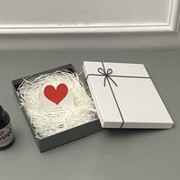 Boite d'emballage en carton pour rouge à lèvres, modèle simple de business, accessoire pour rouge à lèvres, écharpe en soie, boîte cadeau vide, vente directe